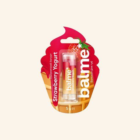 Бальзам для губ Strawberry Yogurt Balme 4823109411906 фото
