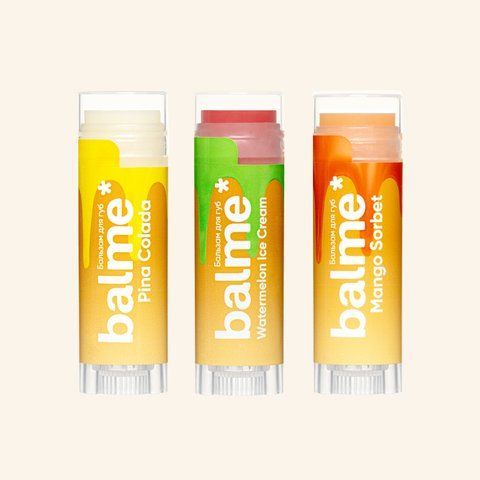 Набор бальзамов для губ Tropical Trio Balme 2100000041862 фото